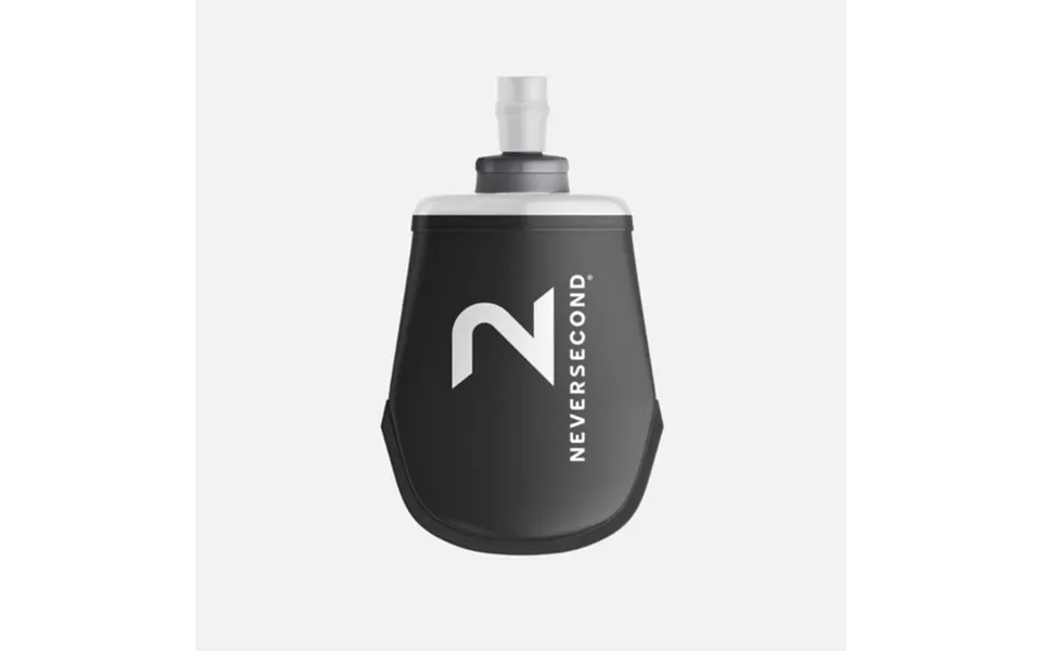 Neversecond Soft Flask 250ml - Grey Hydration Bottle For Running And Outdoor Activities