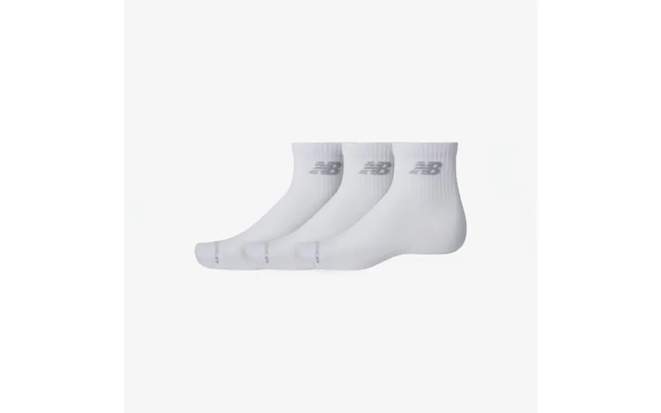 New Balance Performance Ankle Socks 3-pack White L - Ultimate Comfort For Running And Training