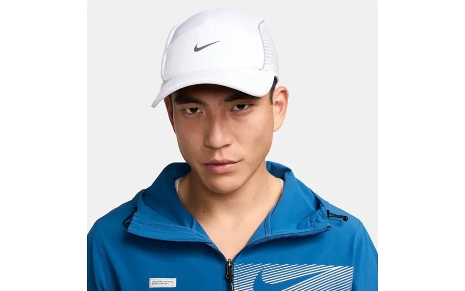 Nike Dri-fit Advanced Fly Aerobill Cap In White - Lightweight Running Headwear