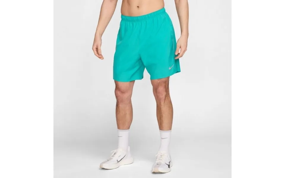 Nike Dri-fit Challenger 2-in-1 7 Running Shorts For Men - Dusty Cactus Reflective Silver