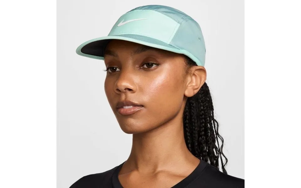 Nike Dri-fit Fly Kasket M L Green Breathable Running Cap With Ventilation For Outdoor Activities