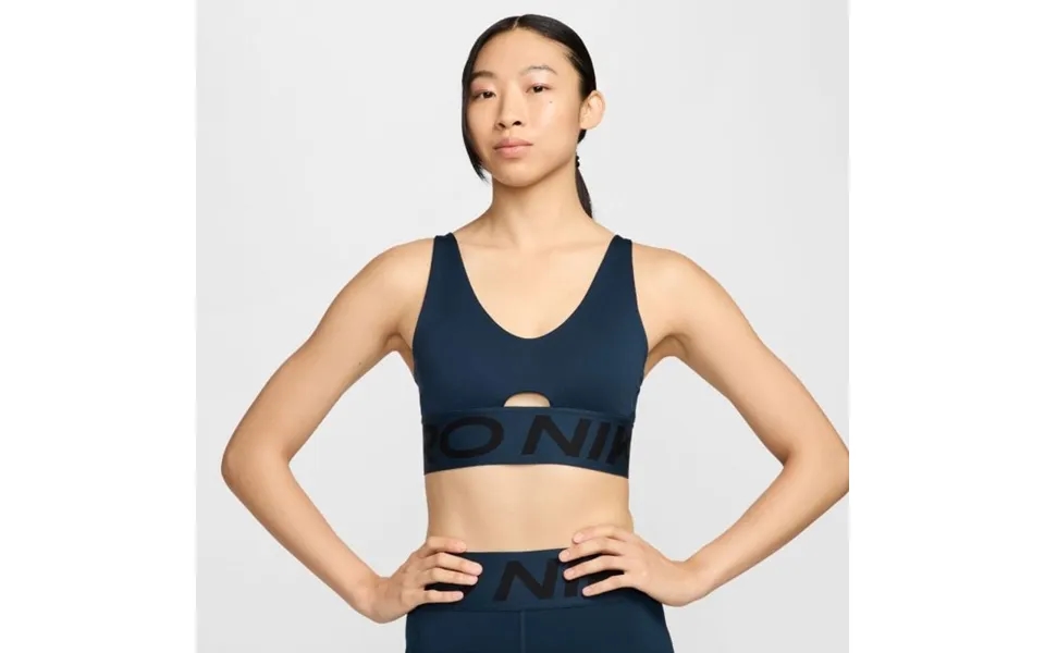 Nike Pro Indy Plunge Bra Blue Xl - Comfortable Support For Running And Training