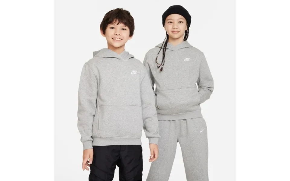 Nike Sportswear Club Fleece Hoodie M 137-146 Gray Junior