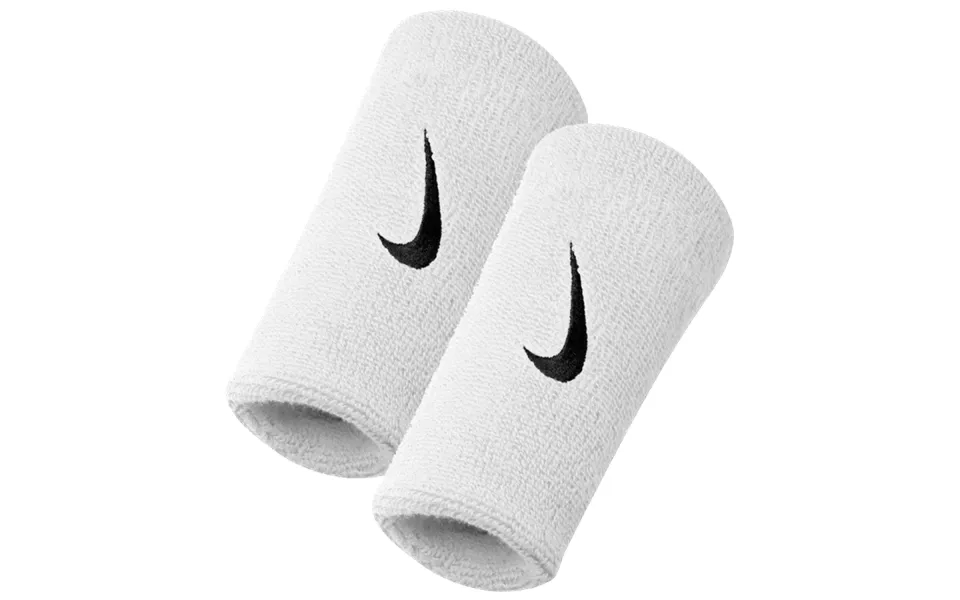 Nike Swoosh Doublewide Wristband - Comfortable For Running, Ideal For Active Lifestyles, Available In Classic Black