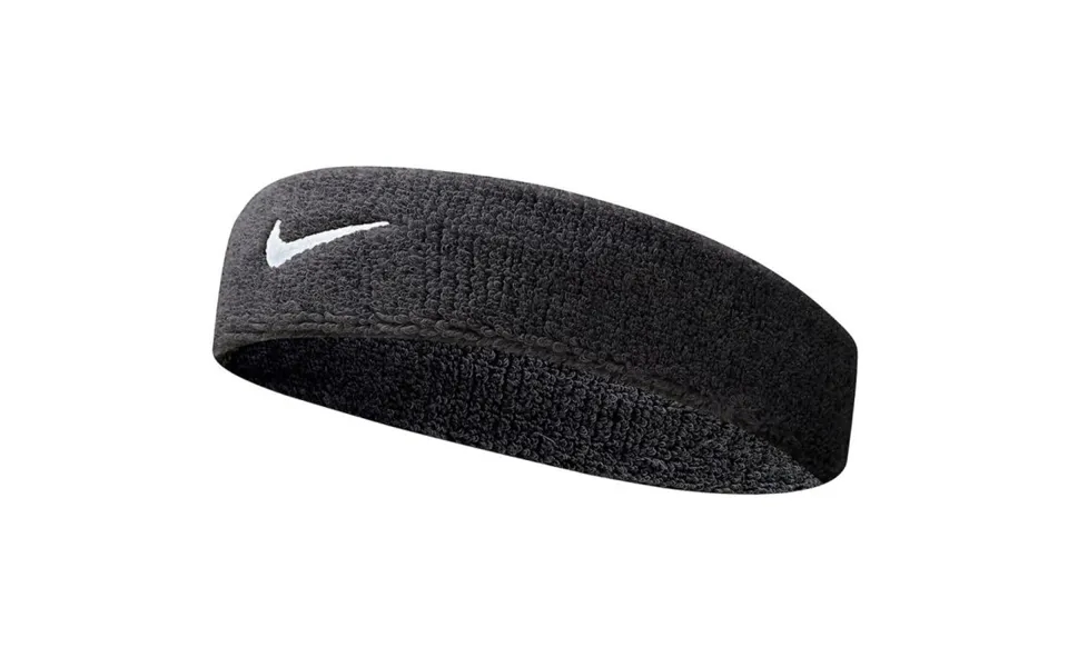 Nike Swoosh Headband - Ideal For Running And Training, Sweat-wicking Comfort In Classic Black
