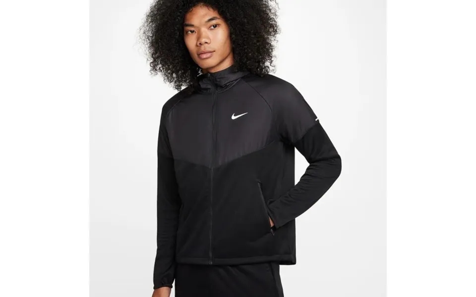 Nike Thermo-fit Sphere Miler Jacket Black Xl For Winter Running And Outdoor Activities