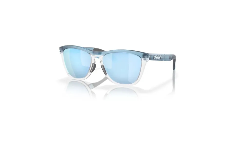 Oakley Frogskins Prizm Polarized Sunglasses - Trans Stonewash Deep Water For Active Lifestyles