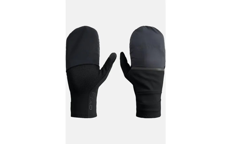 Odlo Multisport Windproof Light Full Finger Gloves M Black Women