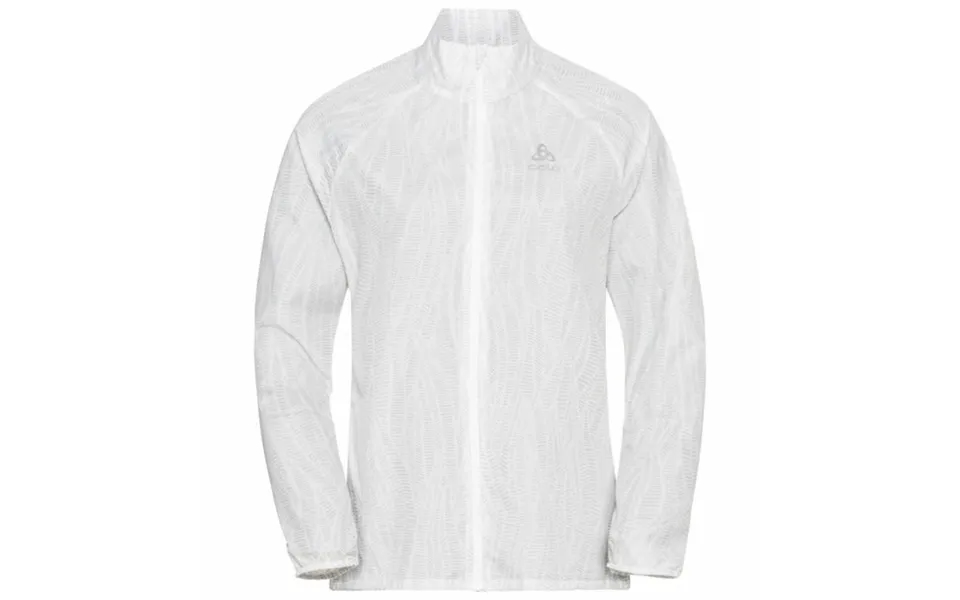 Odlo Zeroweight Print Jacket White Xl - Lightweight Running & Outdoor Gear For Ultimate Comfort And Performance