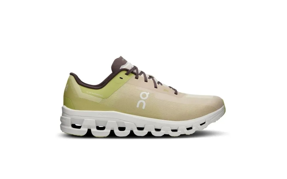 On Cloudflow 4 Men's Running Shoes In Grey And Zest - Lightweight Performance For Runners
