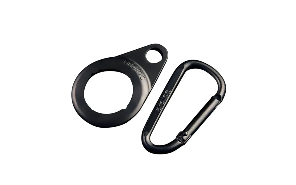 Orbiloc Black Reflector Carabiner For Enhanced Safety During Night Runs