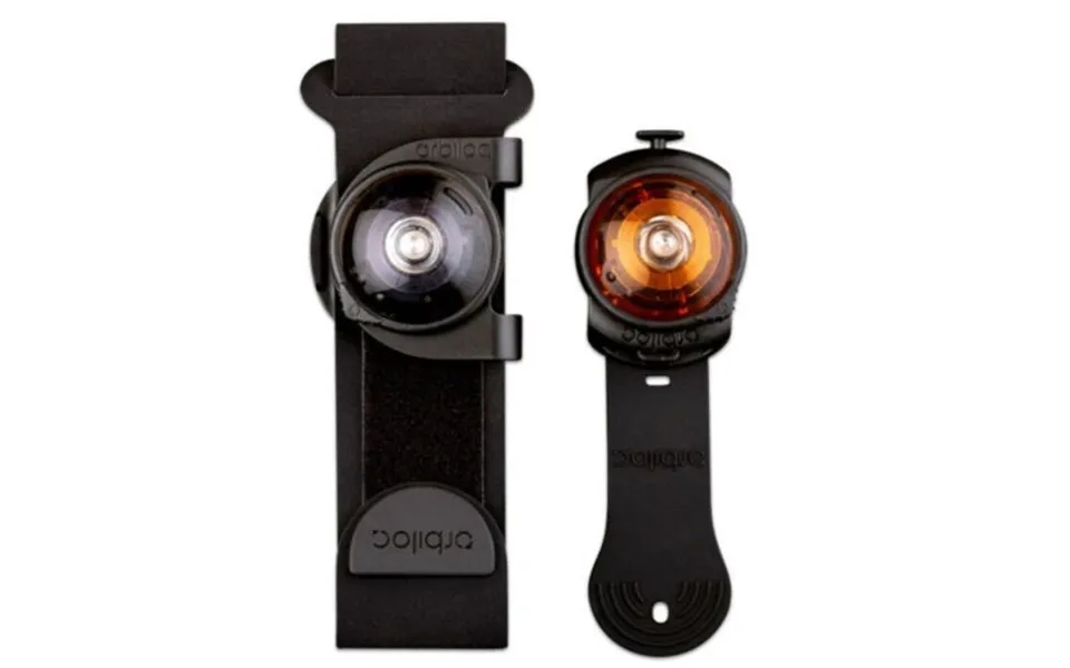 Orbiloc Dual K9 Active Pack - Black Led Lights For Enhanced Safety During Night Runs