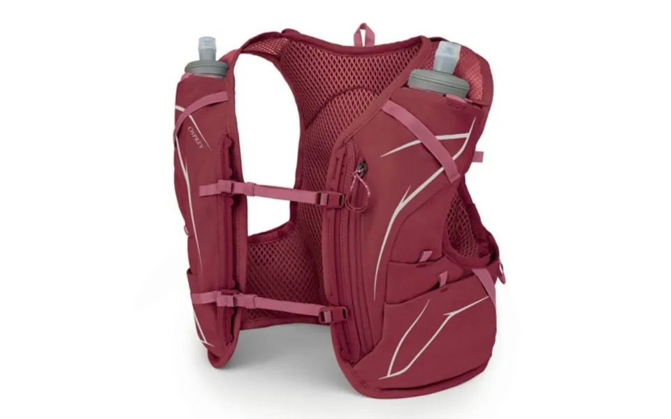 Osprey Dyna 6 Hydration Pack With Bottles - Perfect For Running And Outdoor Adventures In Red