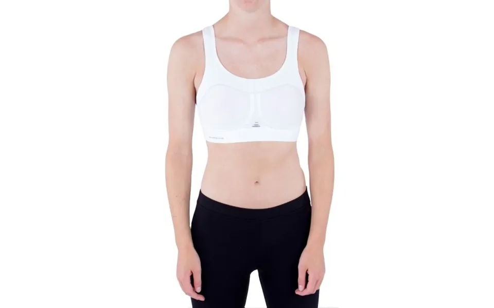 Purelime High-intensity White Compression Sports Bra 80j - Ultimate Support For Running And Training Eu
