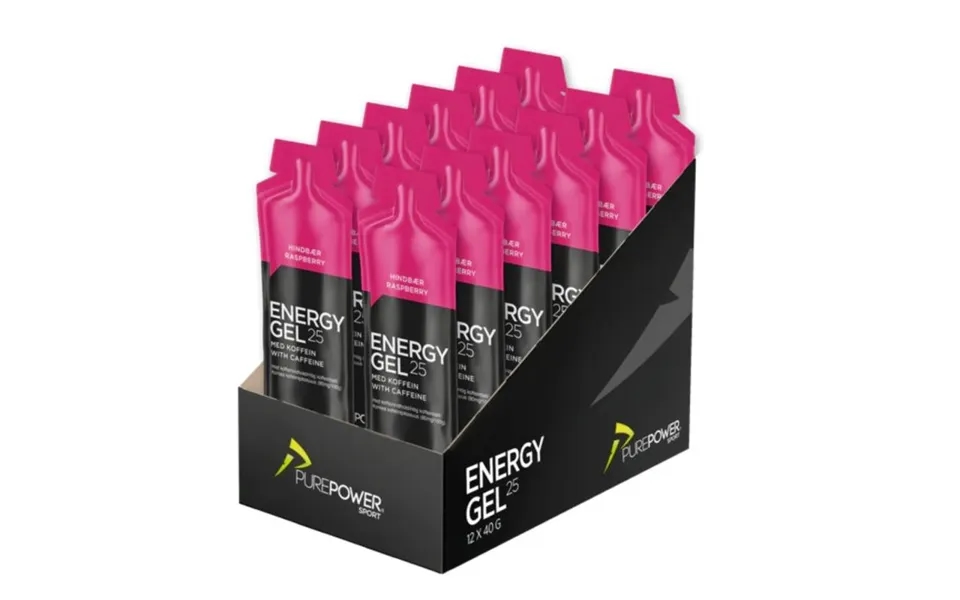 Purepower Energy Gel Raspberry 12x40g. One Size White Women