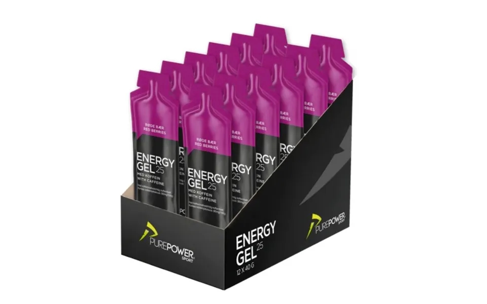 Purepower Energy Gel Red Berrt 12x40g. One Size Women