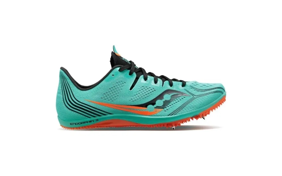 Saucony Endorphin 3 Spike - Cool Mint Black Spikes For Elite Track Performance