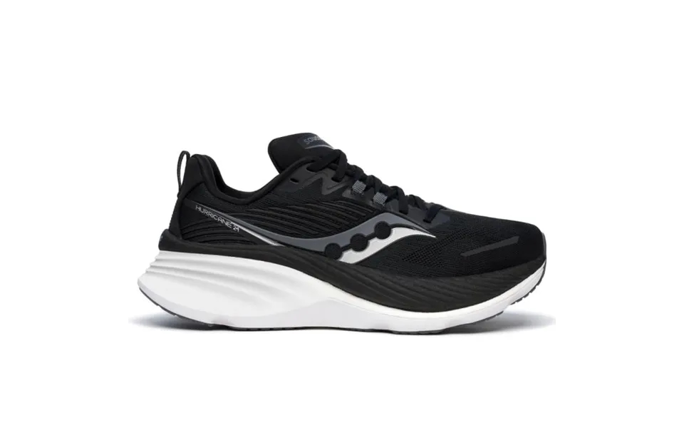 Saucony Hurricane 24 Wide Men's Running Shoes - Black Carbon For Ultimate Comfort