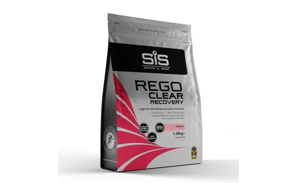 Sis Rego Clear Peach 460g - Optimal Recovery Drink For Endurance Athletes