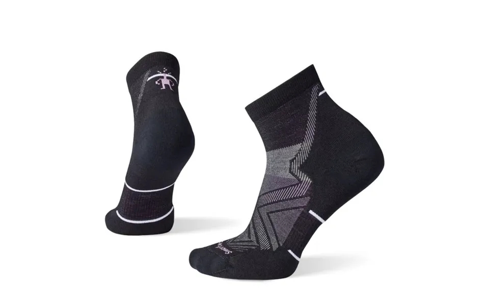 Smartwool Run Targeted Cushion Ankle Socks Wool M 38-41 Black For Ultimate Comfort And Performance In Running