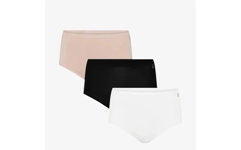 Urban Quest Bamboo Maxi Briefs 3-pack Xl - Comfortable Women's Underwear In White, Black & Pink For Everyday Wear