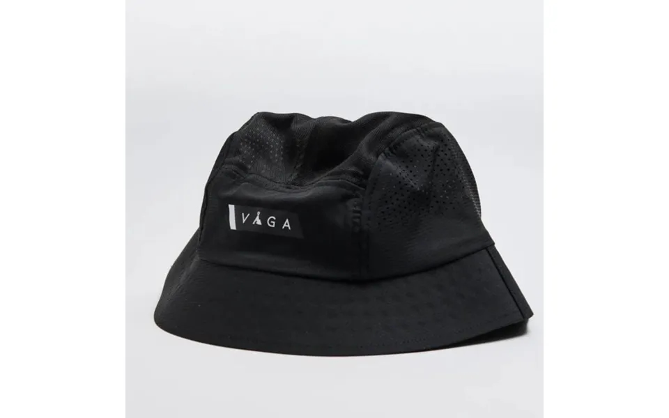 Våga Feather Bucket Hat S M 57cm Black - Perfect For Running And Outdoor Activities, Lightweight And Stylish Design