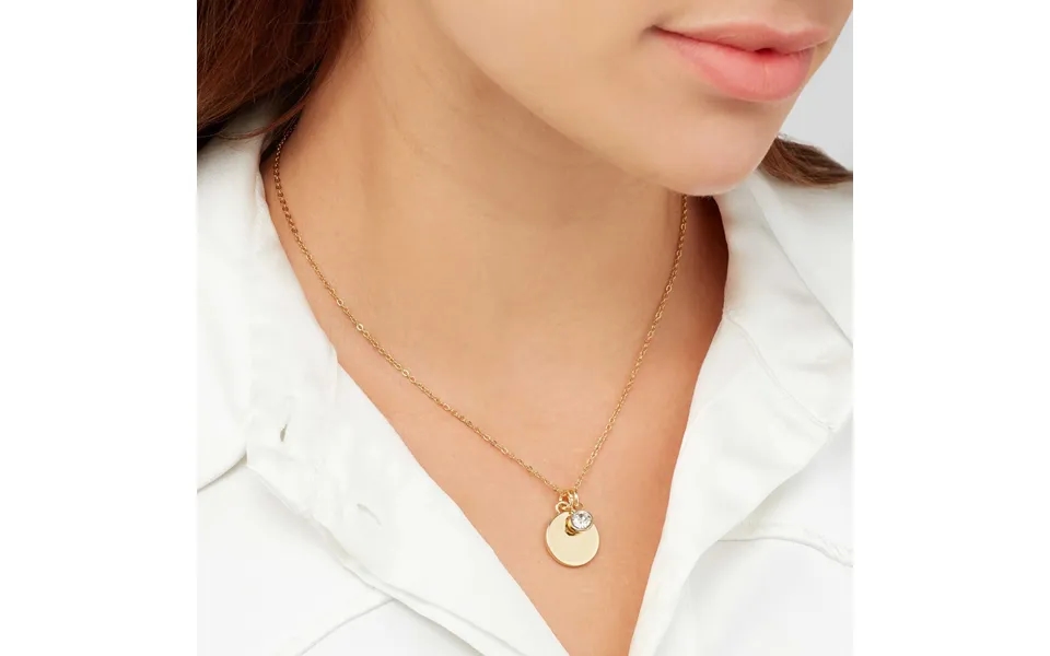 Sekonda Gold April Birthstone Necklace