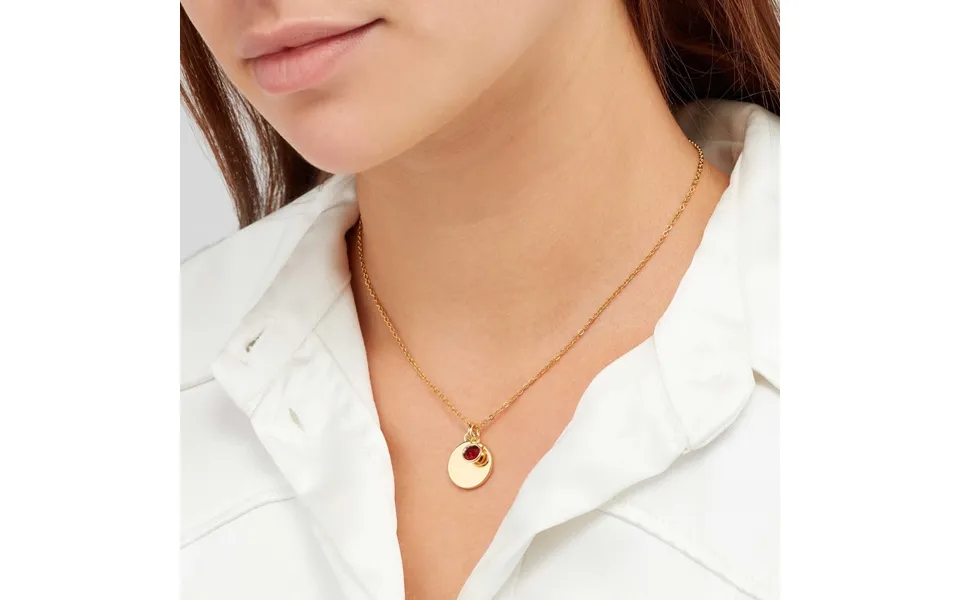 Sekonda Gold January Birthstone Necklace