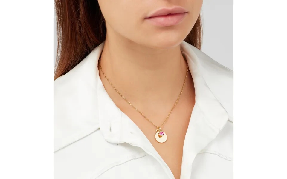 Sekonda Gold October Birthstone Necklace