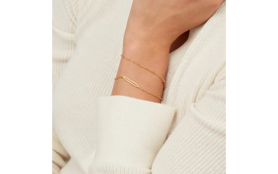Sekonda Gold Paperclip Bracelet