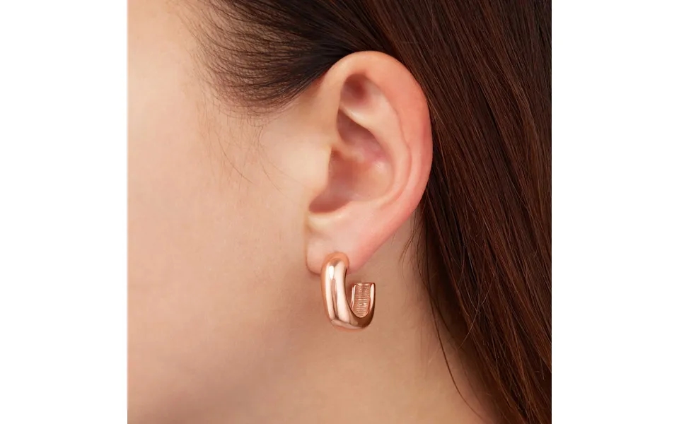 Sekonda Rose Gold Hoop Earrings