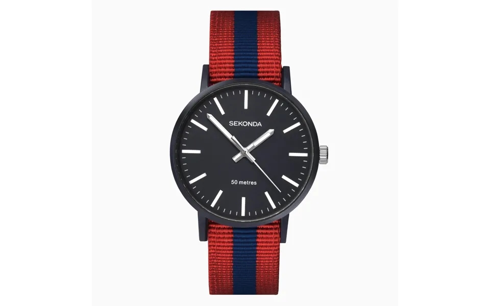 Sekonda Sekonda Minimal Men's Watch Blue Case & Nylon Strap With Blue Dial 1582