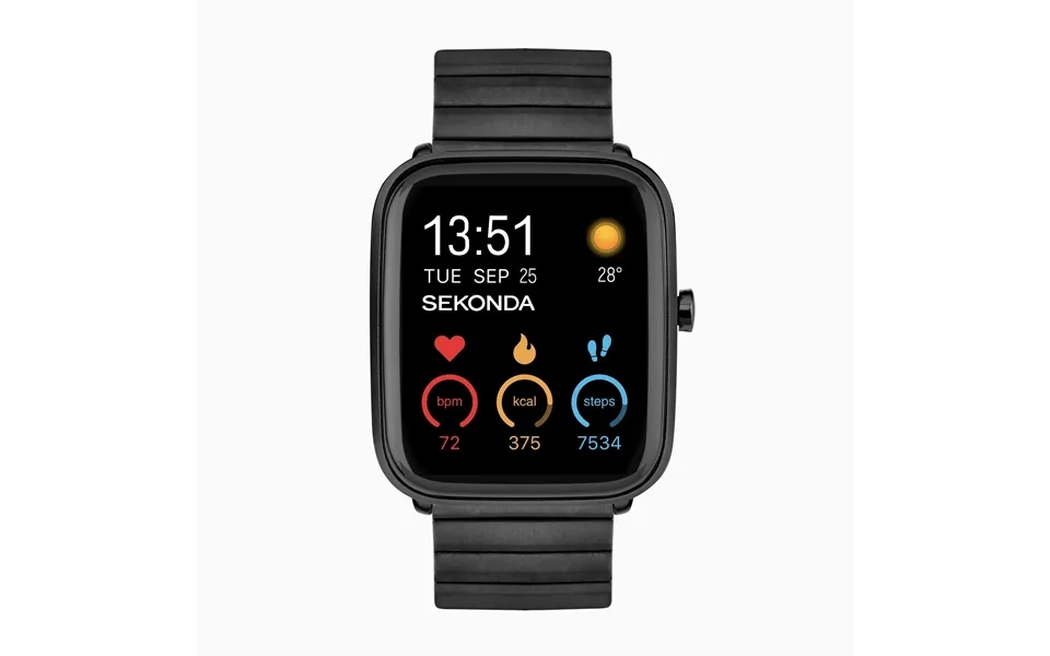 Sekonda Sekonda Motion Plus Smart Watch Black Alloy Case & Stainless Steel Bracelet 30223