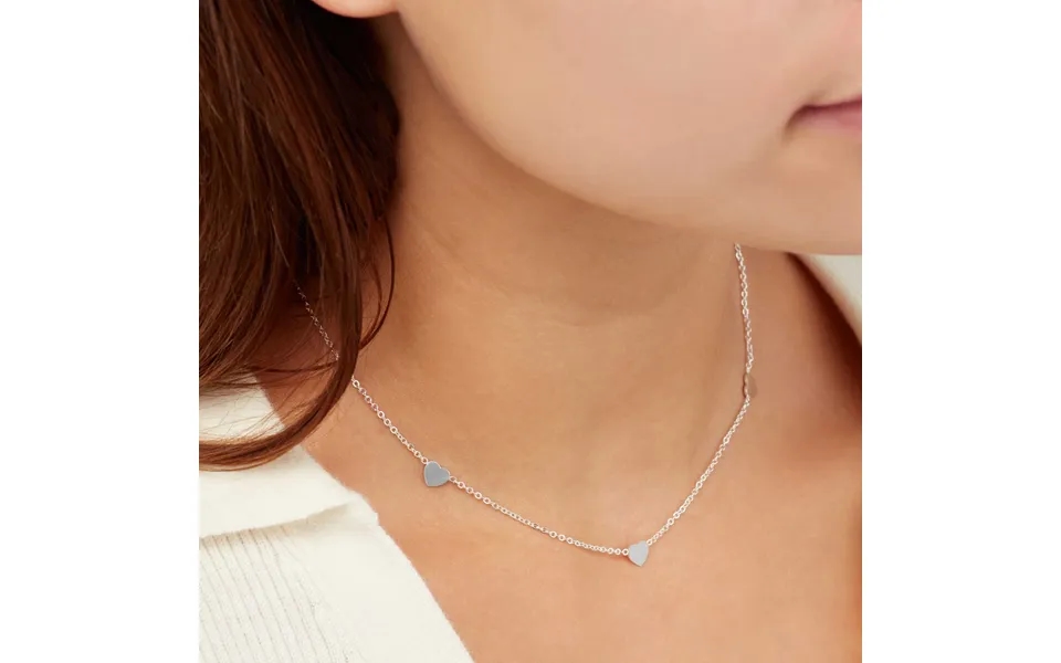 Sekonda Silver Heart Chain Necklace
