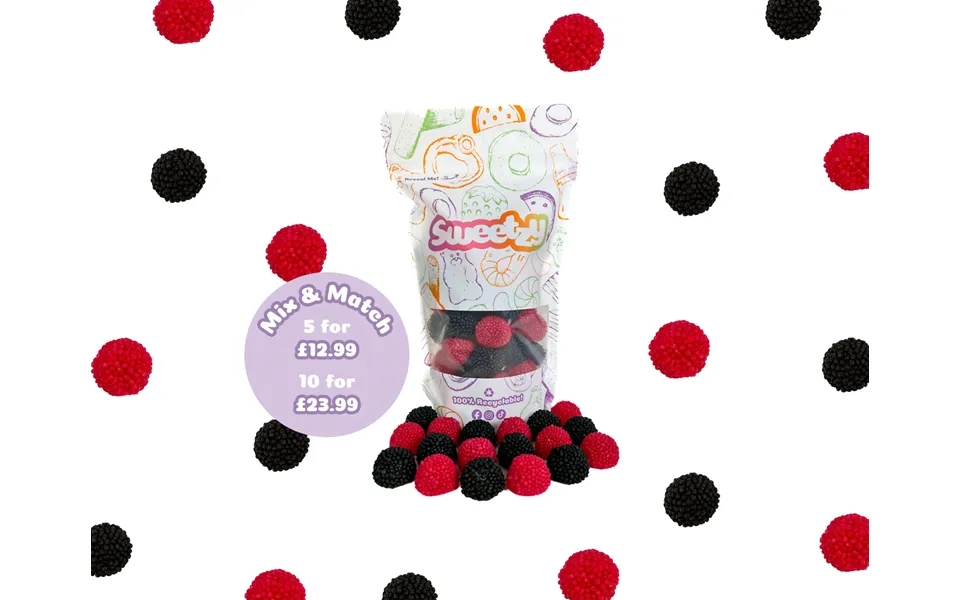 Black And Raspberry Berries - 250g