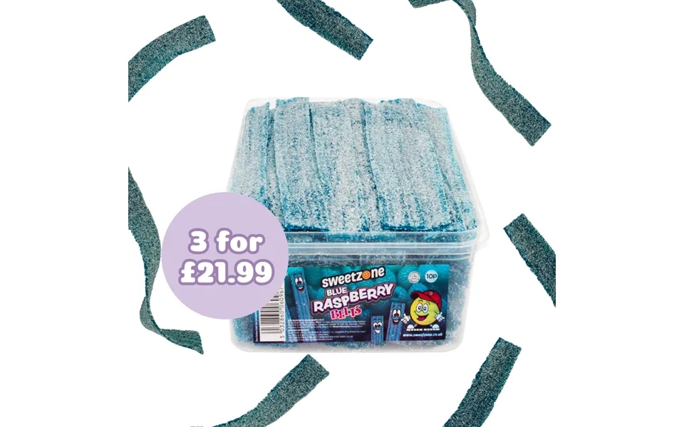 Blue Raspberry Fizzy Belt Tub