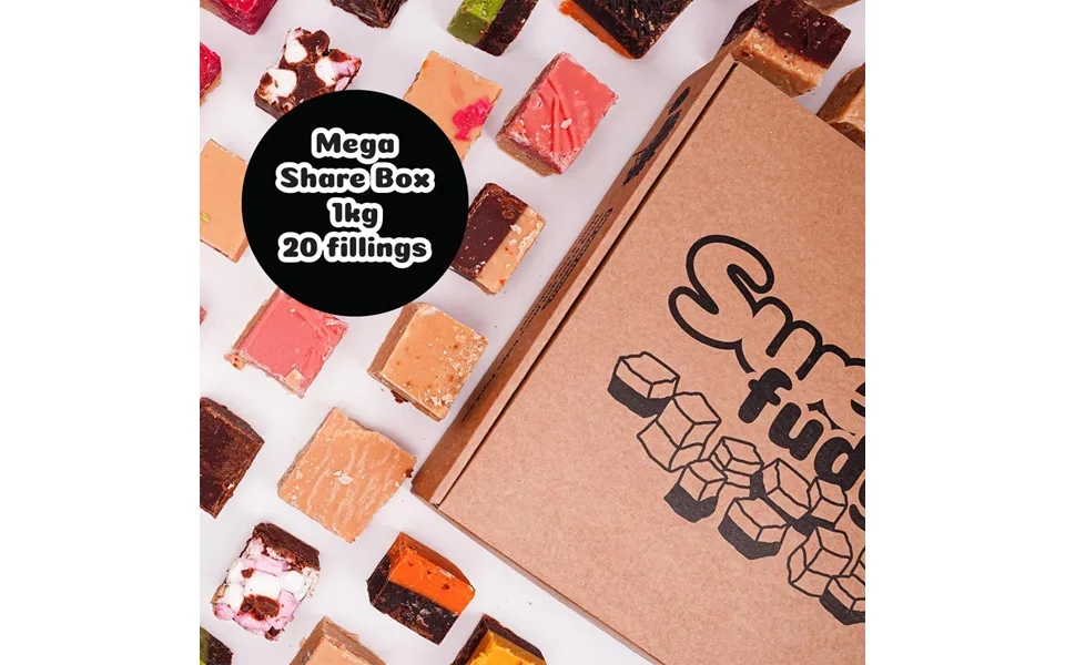 Custom Mega Share Fudge Box - 1kg