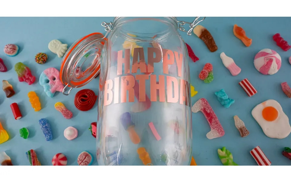 Custom Rose Gold Sweet Jar