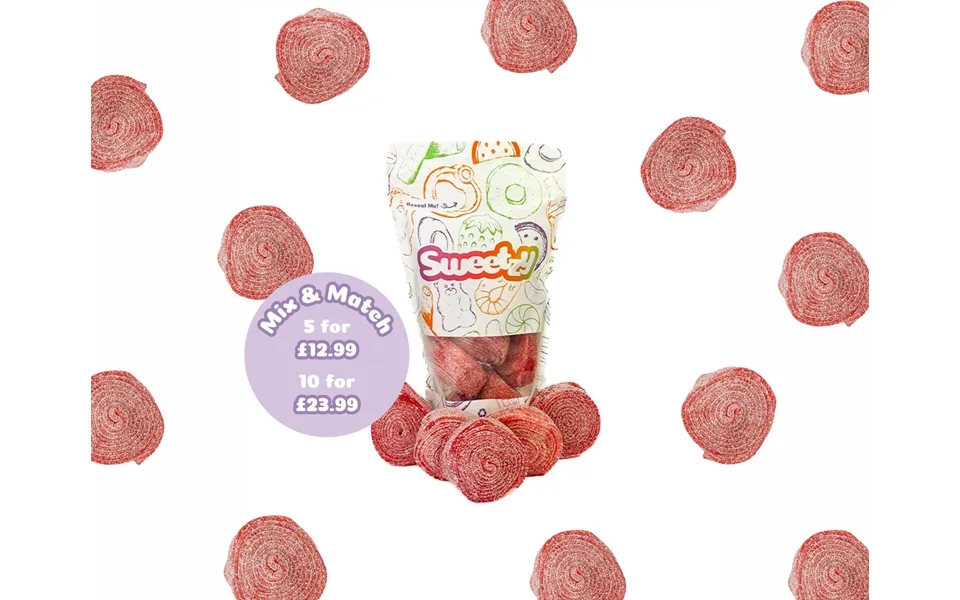 Fizzy Red Rolls - 250g