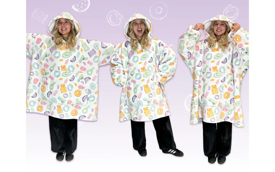 Sweetzy Limited Edition Fleeced Hoodie With Free Fizzless Sweets