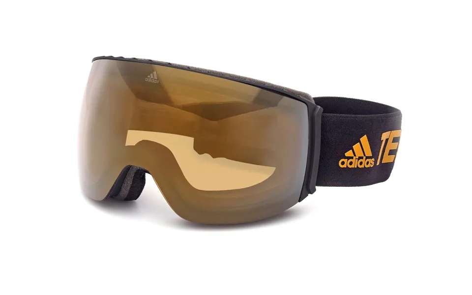 Adidas Sport Unisex Sp0053 02e Ski Goggles Plastic Black-opaque Brown Mask Photochromatic