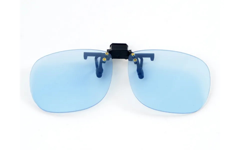 Clamar Italia S.r.l. Lente Aggiuntiva Ribaltabile Squadrata Polarizzante Per Pc Additional Light Blue