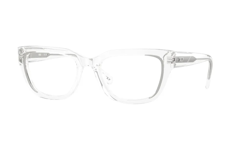 Diesel Unisex Dl4003 2005 Optical Frames Acetate Transparent Transparent Squared Normal