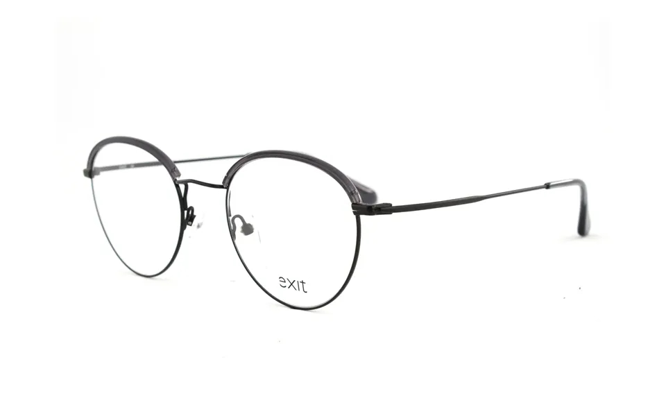 Exit Unisex Ex439 0314 Optical Frames Metal Black Round