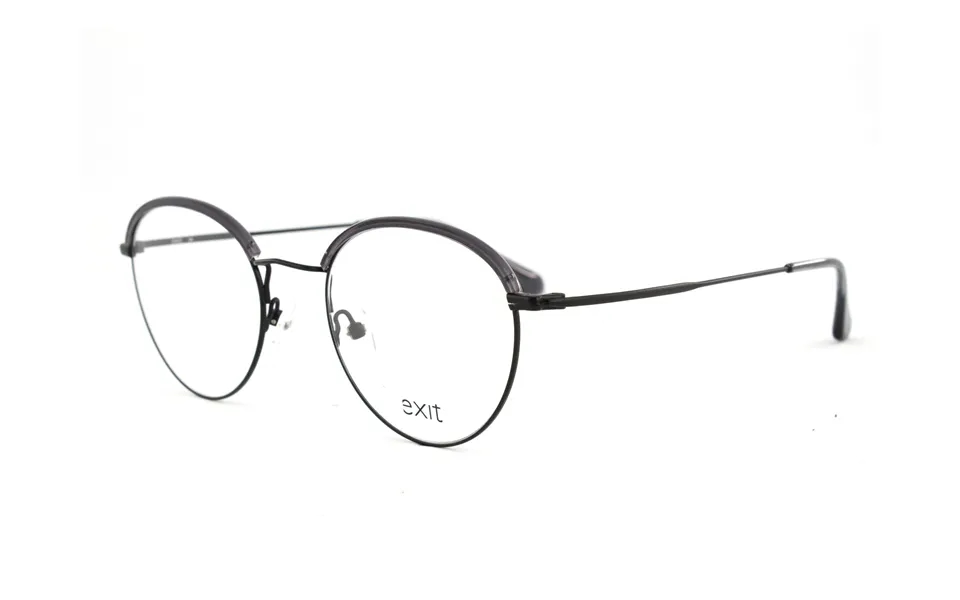 Exit Unisex Ex439 0314 Optical Frames Metal Black Round