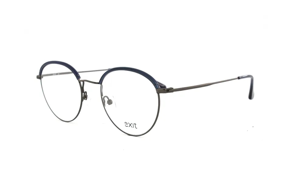 Exit Unisex Ex439 0406 Optical Frames Metal Blue Round