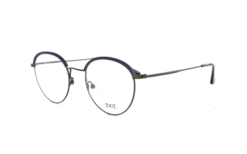 Exit Unisex Ex439 0406 Optical Frames Metal Blue Round