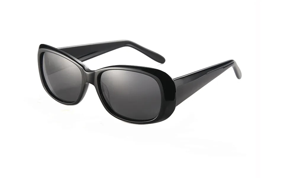 Exit Unisex Exsat8088 01 Sunglasses Acetate Black Squared Polarized