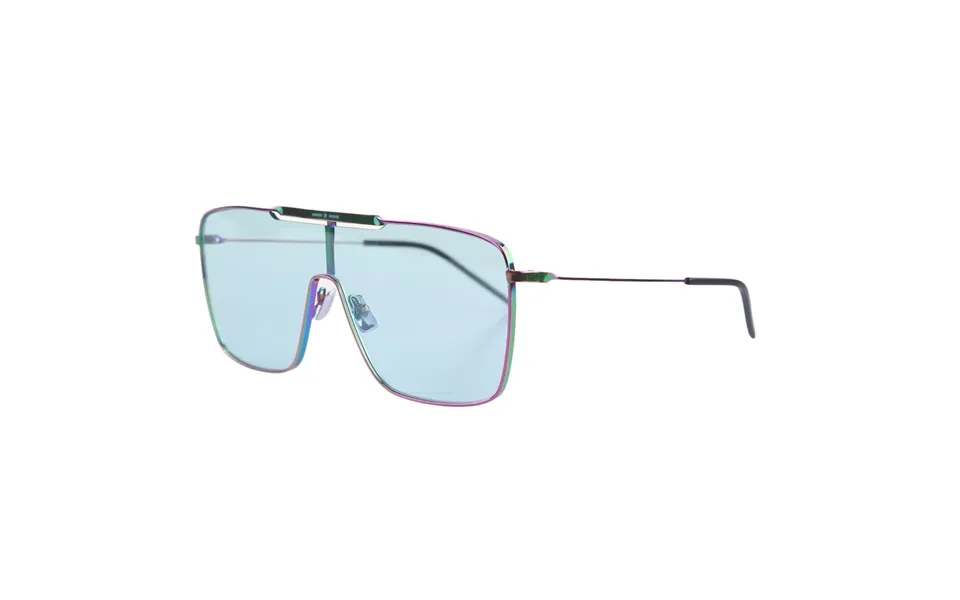 Italia Independent Unisex Loyd 0321 Olg.000 Outlet Sunglasses Metal Multi-color Light Blue Mask Normal