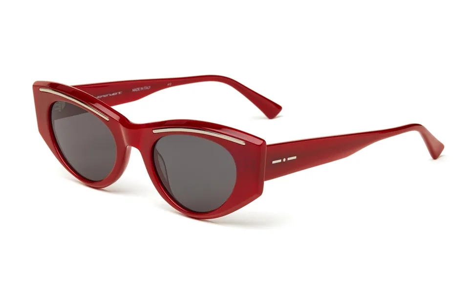 Italia Independent Woman Audrey 0820 057.gls Outlet Sunglasses Acetate Bordeaux Grey Cat Eye Anti-glare